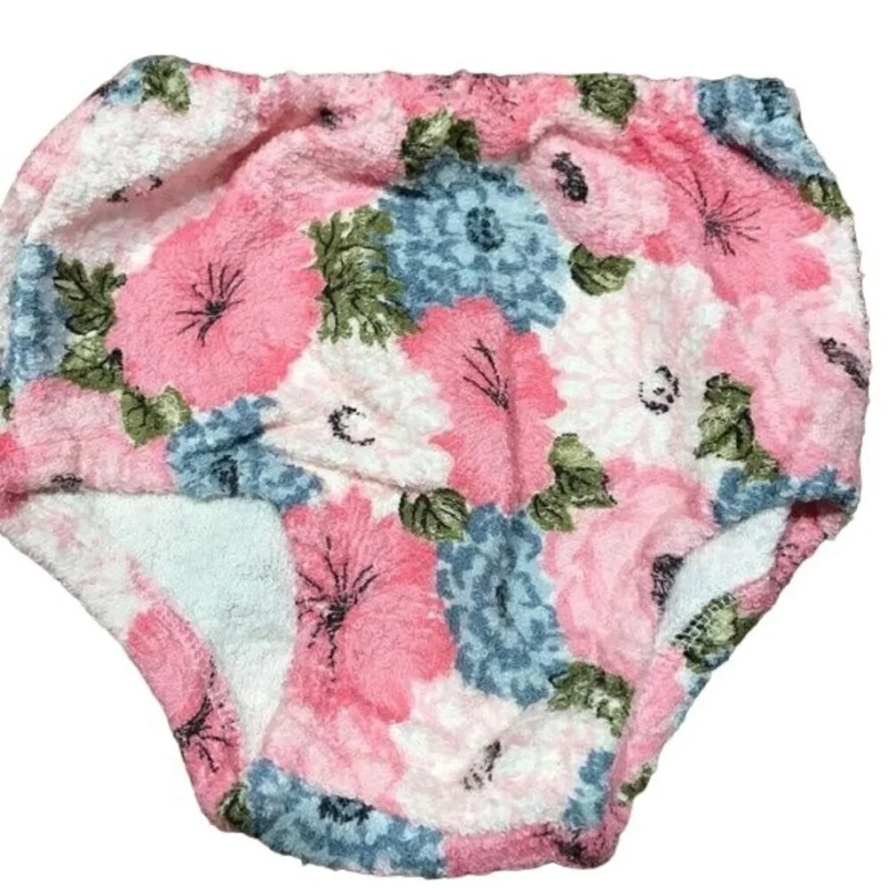 Label‎ Jane Baby Diaper Cover 12M Pink Pull On Floral Boho Hippie Preppy Girly